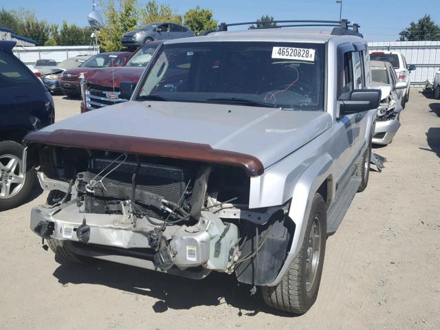 1J8HH48N96C191386 - 2006 JEEP COMMANDER Gümüş foto 2