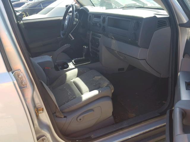 1J8HH48N96C191386 - 2006 JEEP COMMANDER Gümüş foto 5