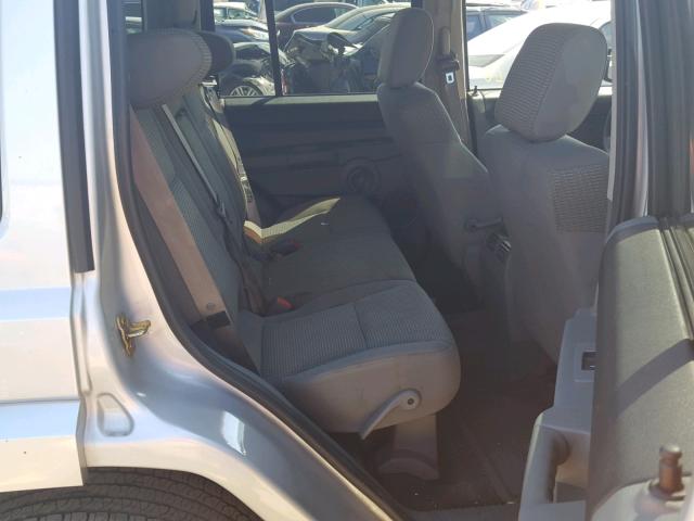 1J8HH48N96C191386 - 2006 JEEP COMMANDER Gümüş foto 6