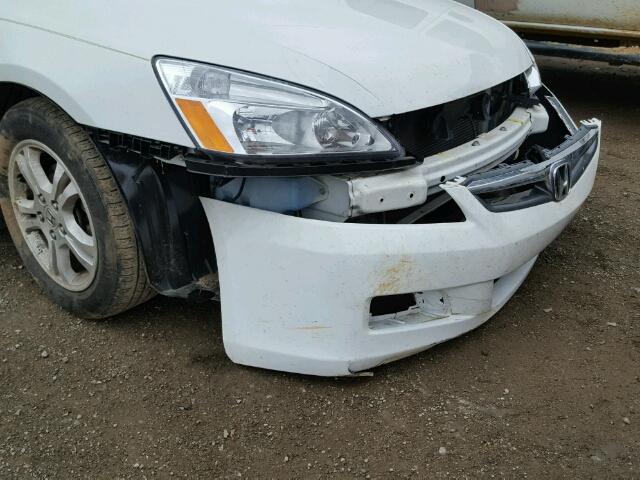 1HGCM56896A158188 - 2006 HONDA ACCORD EX WHITE photo 9