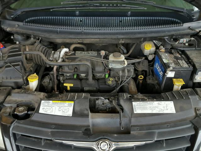 1C4GP45R55B326266 - 2005 CHRYSLER TOWN & COU BLACK photo 7