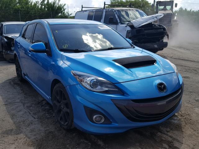 JM1BL1K37B1364247 - 2011 MAZDA SPEED 3 BLUE photo 1