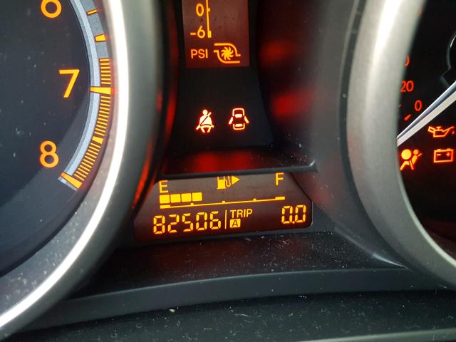 JM1BL1K37B1364247 - 2011 MAZDA SPEED 3 BLUE photo 8