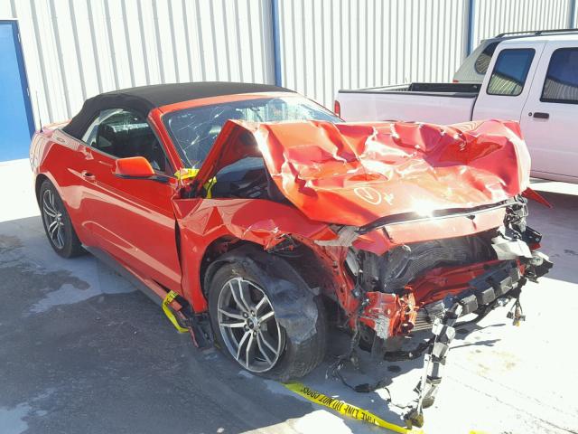 1FATP8UHXG5305175 - 2016 FORD MUSTANG RED photo 1