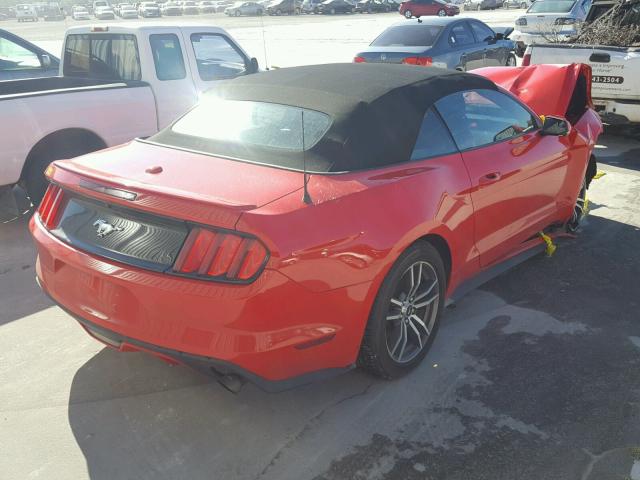 1FATP8UHXG5305175 - 2016 FORD MUSTANG RED photo 4