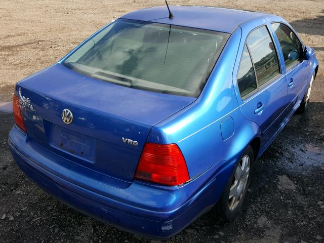 3VWTG69M92M024585 - 2002 VOLKSWAGEN JETTA GLX BLUE photo 4