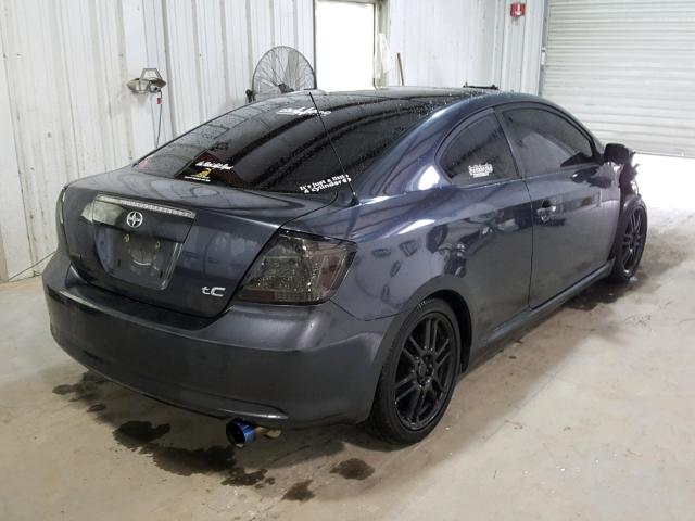 JTKDE177470207537 - 2007 TOYOTA SCION TC CHARCOAL photo 4