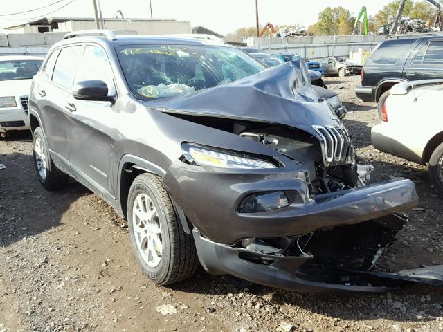 1C4PJMCBXHW546362 - 2017 JEEP CHEROKEE L GRAY photo 1