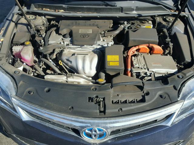 4T1BD1EB0EU024971 - 2014 TOYOTA AVALON HYB BLUE photo 7