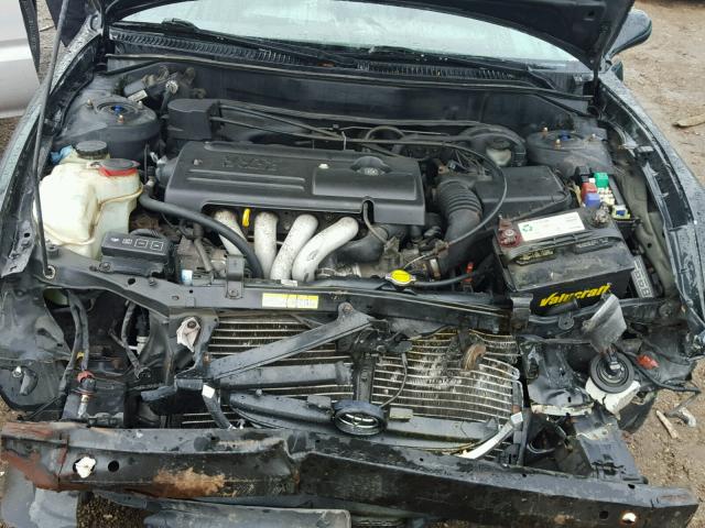 1NXBR12E11Z489561 - 2001 TOYOTA COROLLA CE BLACK photo 7