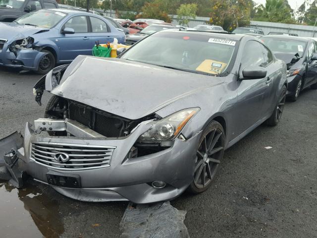 JN1CV6EK8BM212736 - 2011 INFINITI G37 BASE GRAY photo 2