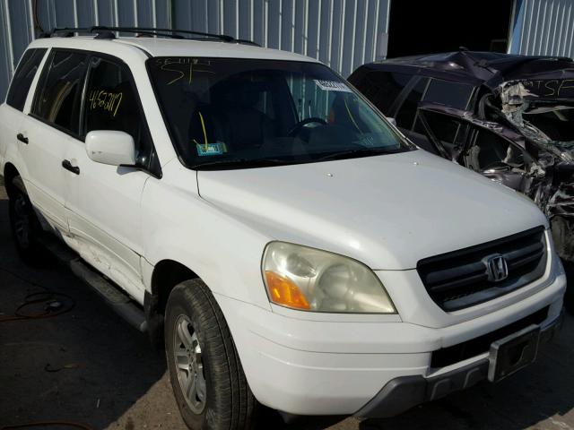 2HKYF18534H532892 - 2004 HONDA PILOT EXL WHITE photo 1