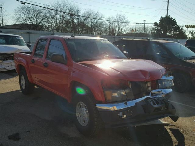 1GTDT43E988209161 - 2008 GMC CANYON SLE RED photo 1