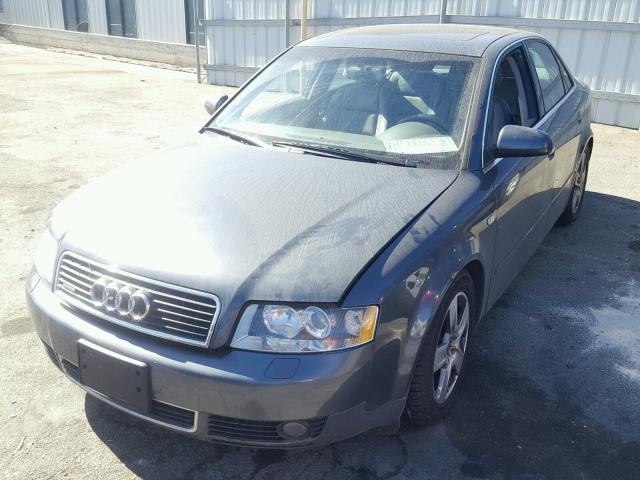 WAULT68E52A110561 - 2002 AUDI A4 3.0 QUA GRAY photo 2