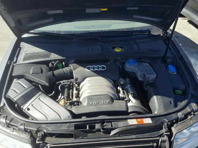 WAULT68E52A110561 - 2002 AUDI A4 3.0 QUA GRAY photo 7