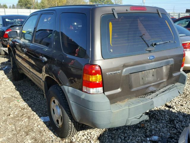 1FMYU02Z77KC07739 - 2007 FORD ESCAPE XLS GRAY photo 3