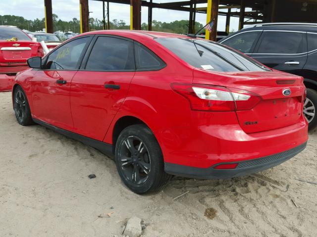 1FADP3F20DL247178 - 2013 FORD FOCUS SE RED photo 3