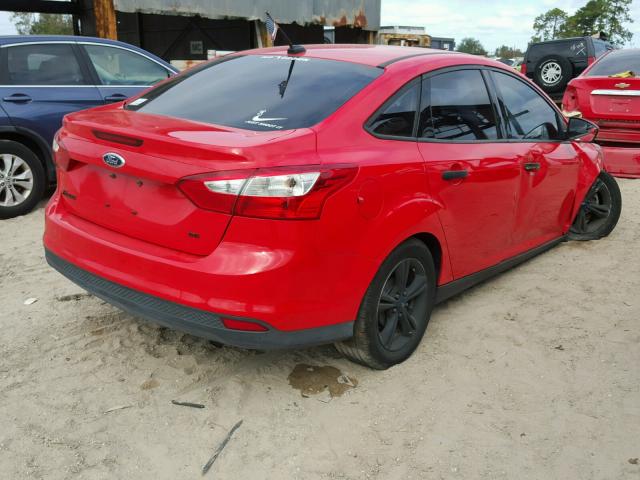 1FADP3F20DL247178 - 2013 FORD FOCUS SE RED photo 4