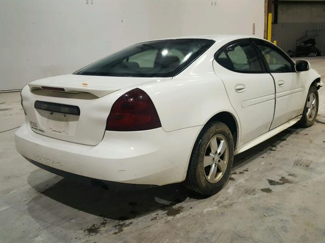 2G2WP552181122402 - 2008 PONTIAC GRAND PRIX WHITE photo 4