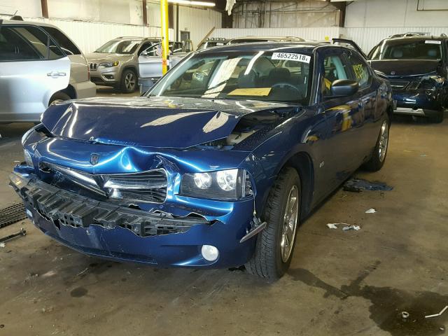 2B3KA33V79H512914 - 2009 DODGE CHARGER SX BLUE photo 2