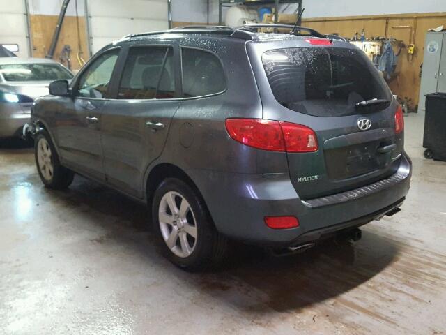 5NMSH13E37H068222 - 2007 HYUNDAI SANTA FE S BLUE photo 3