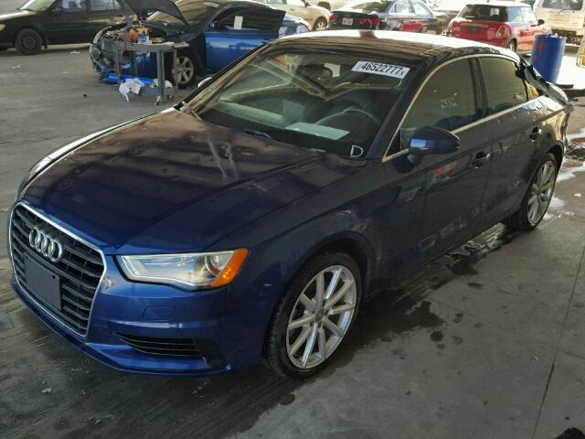 WAUCCGFF0F1019835 - 2015 AUDI A3 PREMIUM BLUE photo 2