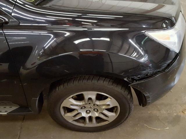 2HNYD28659H523660 - 2009 ACURA MDX TECHNO BLACK photo 9