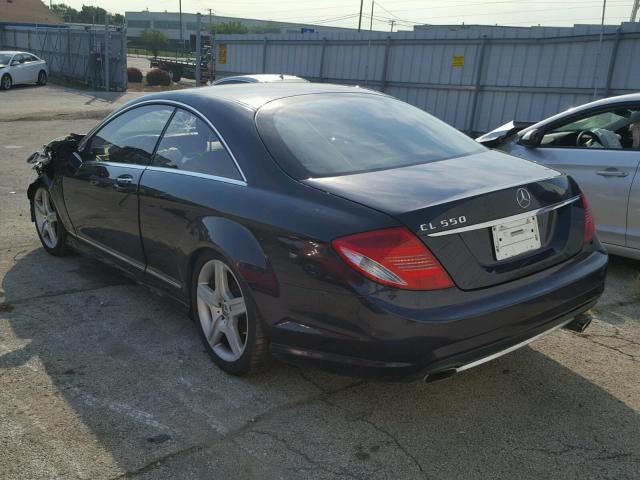 WDDEJ71X28A012119 - 2008 MERCEDES-BENZ CL 550 BLACK photo 3