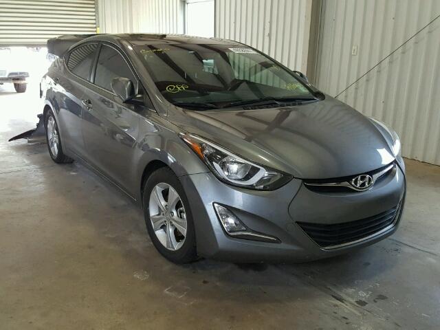 KMHDH4AE1GU588078 - 2016 HYUNDAI ELANTRA SE GRAY photo 1