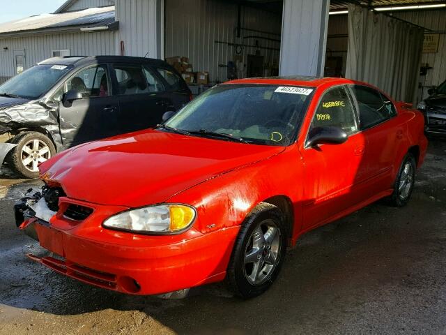 1G2NF52E14M581831 - 2004 PONTIAC GRAND AM S Qırmızı foto 2
