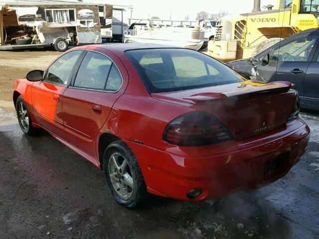 1G2NF52E14M581831 - 2004 PONTIAC GRAND AM S Qırmızı foto 3