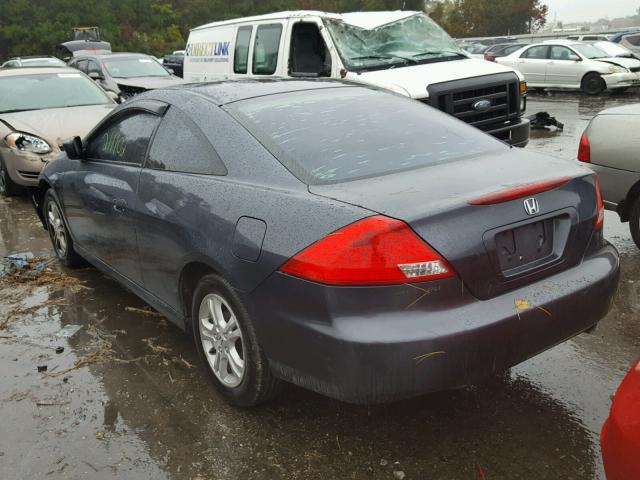 1HGCM72327A022329 - 2007 HONDA ACCORD LX BLUE photo 3