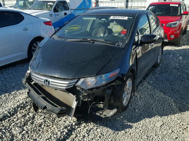 JHMZE2H72BS012159 - 2011 HONDA INSIGHT EX BLACK photo 2