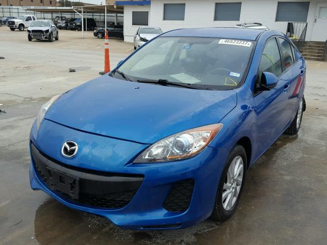 JM1BL1V73C1673245 - 2012 MAZDA 3 BLUE photo 2