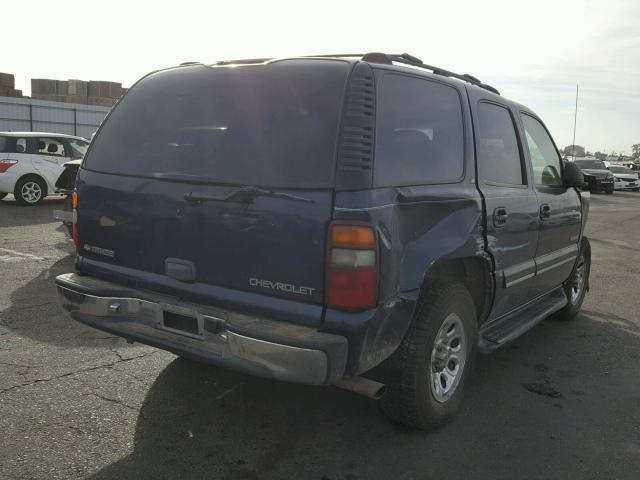 1GNEK13T9YJ112739 - 2000 CHEVROLET TAHOE K150 BLUE photo 4