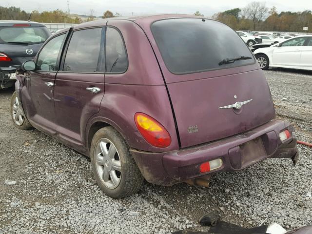 3C8FY68B03T508356 - 2003 CHRYSLER PT CRUISER PURPLE photo 3