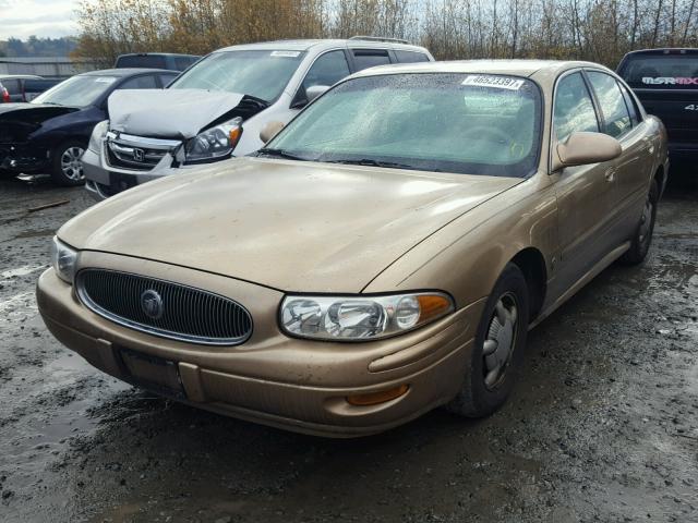 1G4HP54K6Y4168068 - 2000 BUICK LESABRE CU GOLD photo 2