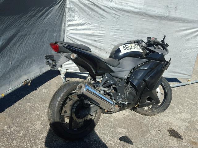 JKAEXMJ148DA14680 - 2008 KAWASAKI EX250 J BLACK photo 4