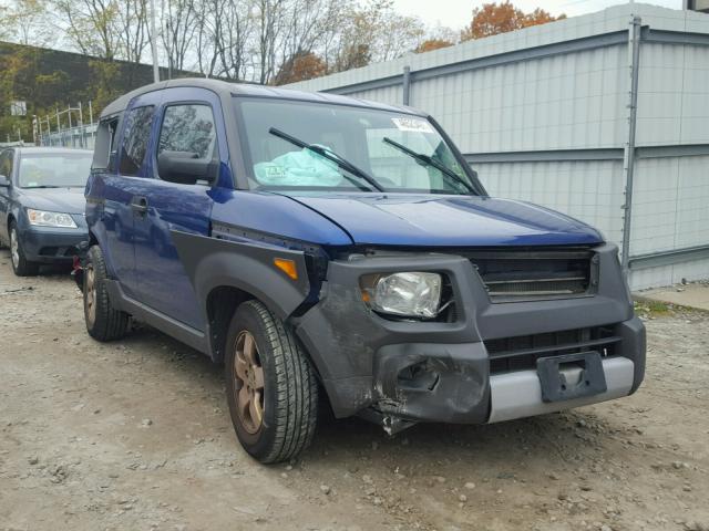 5J6YH28504L023283 - 2004 HONDA ELEMENT EX BLUE photo 1