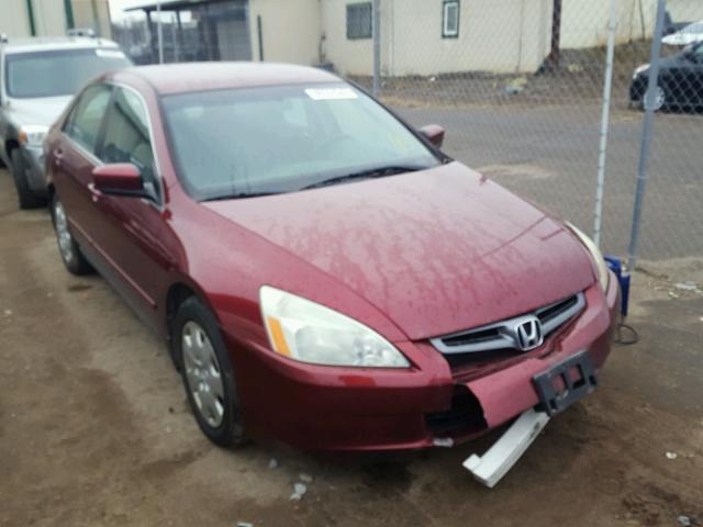 1HGCM66384A048417 - 2004 HONDA ACCORD LX MAROON photo 1