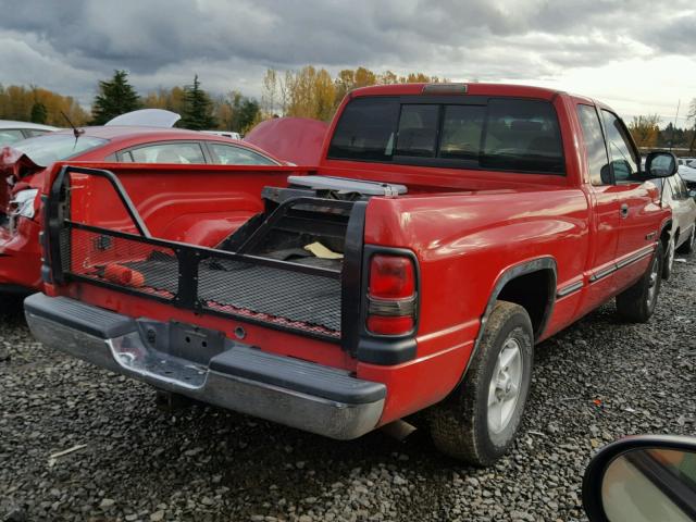 3B7HC13Z2XG120396 - 1999 DODGE RAM 1500 RED photo 4