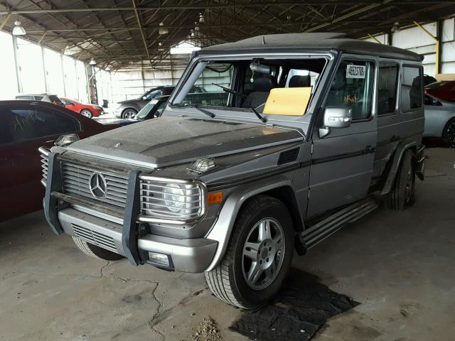 WDCYR49E14X143707 - 2004 MERCEDES-BENZ G 500 SILVER photo 2