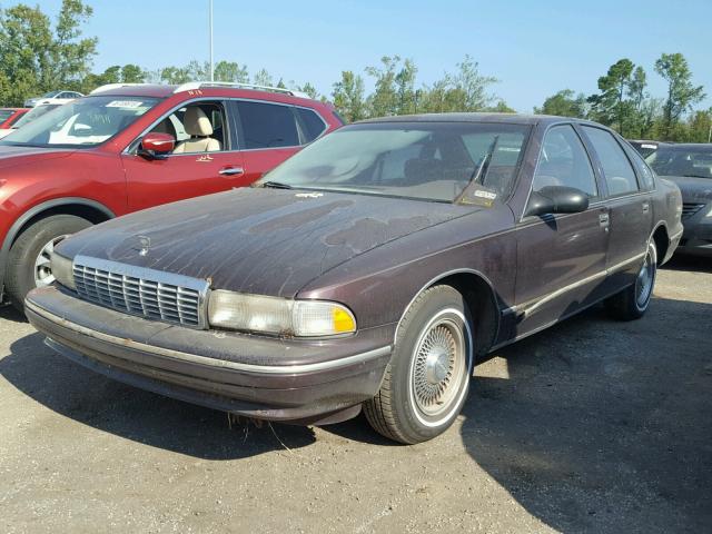 1G1BL52W2TR193064 - 1996 CHEVROLET CAPRICE CL PURPLE photo 2