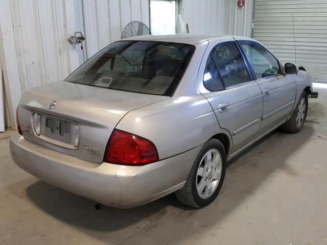 3N1CB51D76L453634 - 2006 NISSAN SENTRA BEIGE photo 4