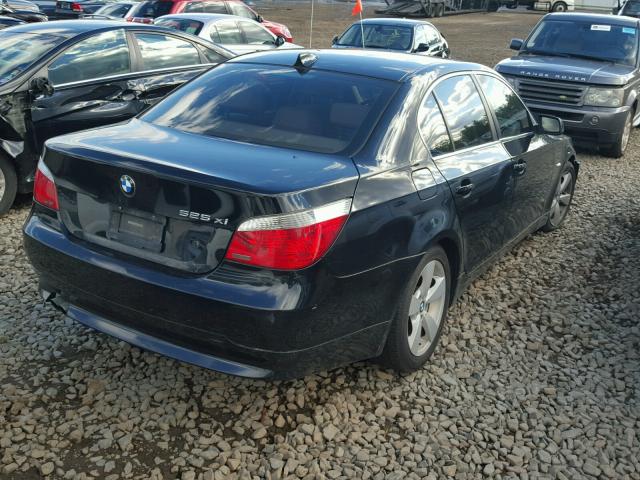 WBANF33576CS34587 - 2006 BMW 525 XI BLACK photo 4