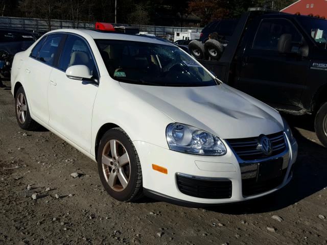 3VWRZ71K08M139329 - 2008 VOLKSWAGEN JETTA SE WHITE photo 1