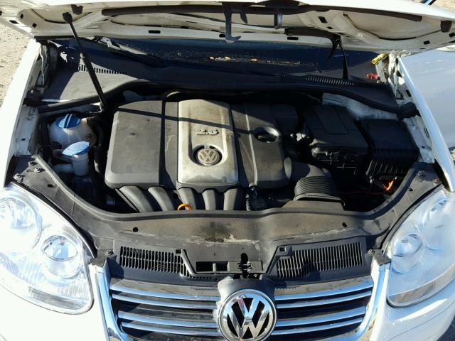 3VWRZ71K08M139329 - 2008 VOLKSWAGEN JETTA SE WHITE photo 7