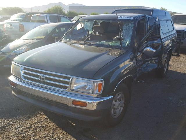 JT4TN14D1V0036269 - 1997 TOYOTA T100 XTRAC GREEN photo 2