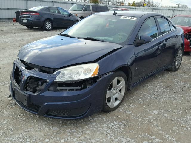 1G2ZJ57B094271398 - 2009 PONTIAC G6 BLUE photo 2