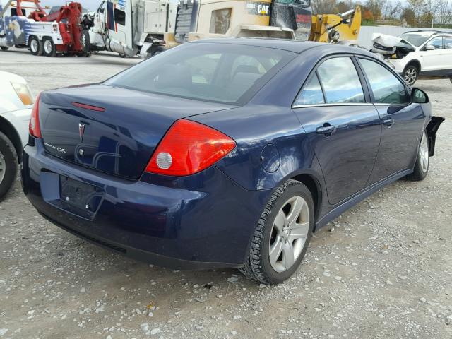 1G2ZJ57B094271398 - 2009 PONTIAC G6 BLUE photo 4